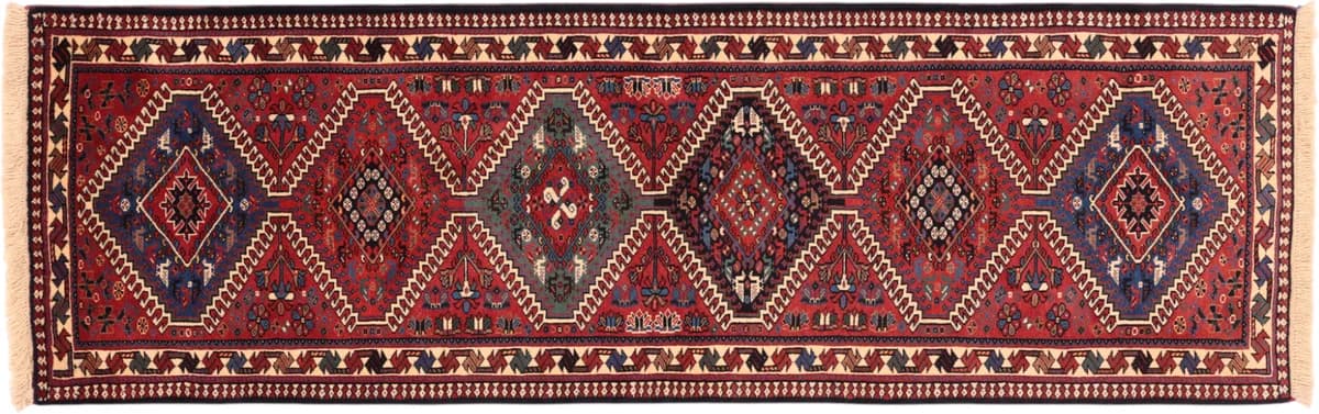 Hand-knotted Yalameh rug, 207 × 65 cm — RUGSOCIETE Hamburg Speicherstadt