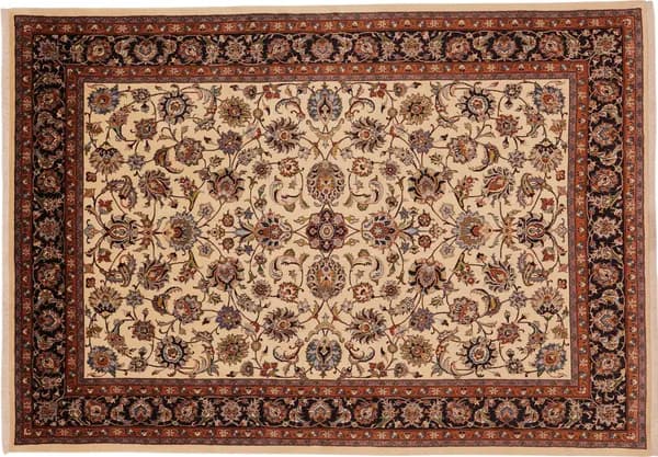 Hand-knotted Khorasan, 344 × 242 cm