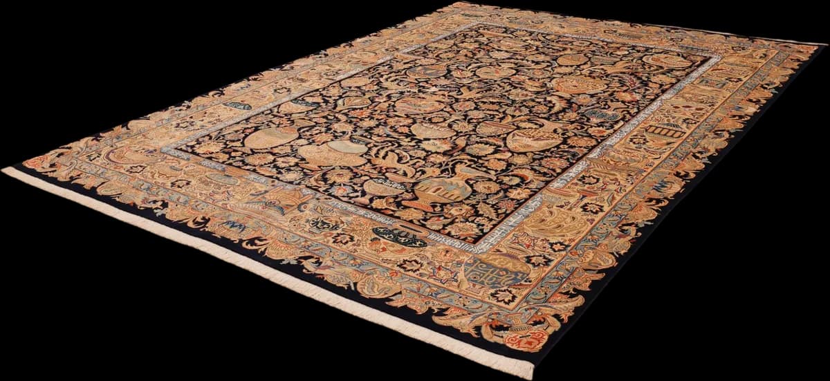 Kashmar — Khorasan, 337 × 247 cm — detail | RUGSOCIETE