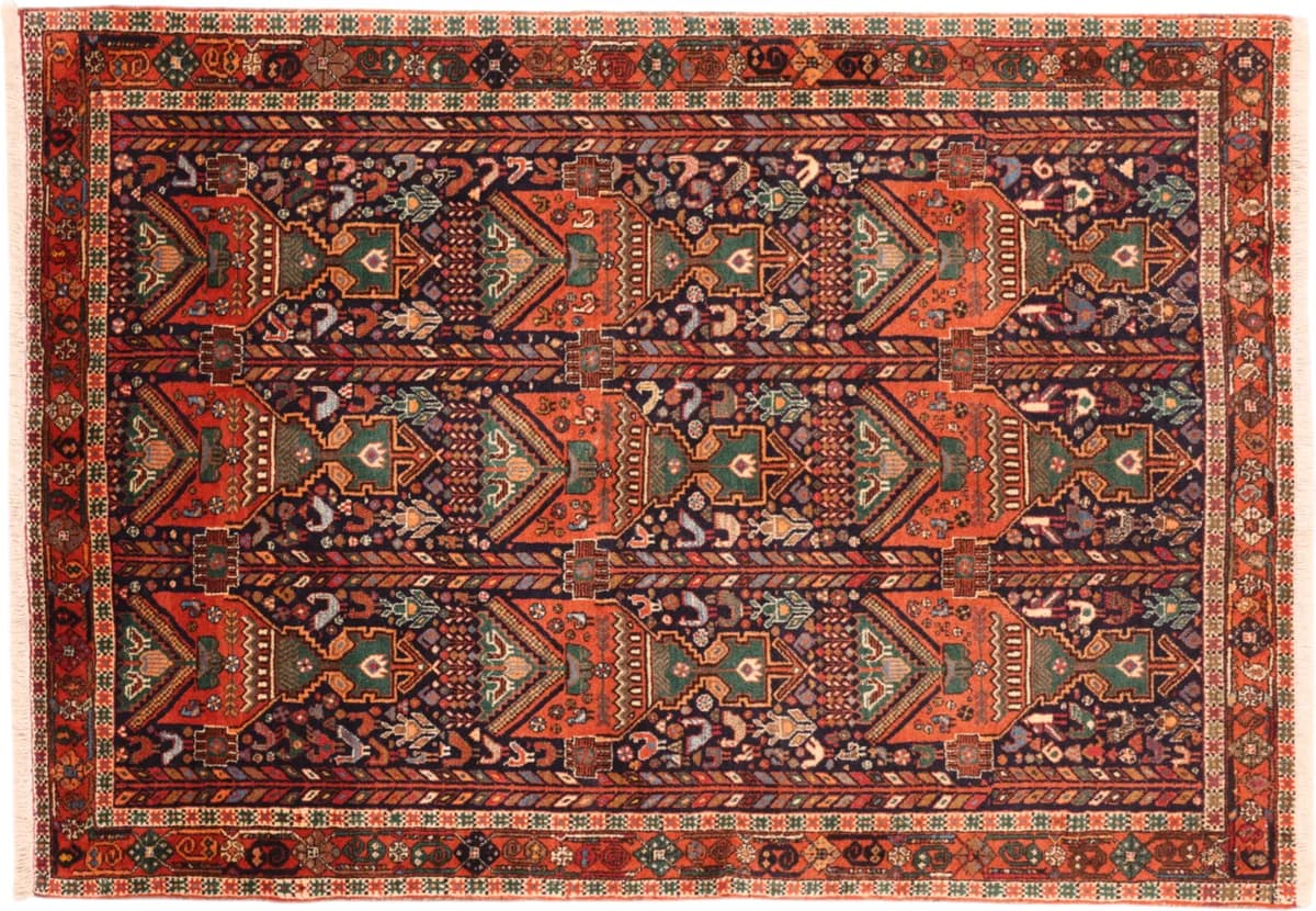 Hand-knotted Shahr-e Babak rug, 191 × 133 cm — RUGSOCIETE Hamburg Speicherstadt