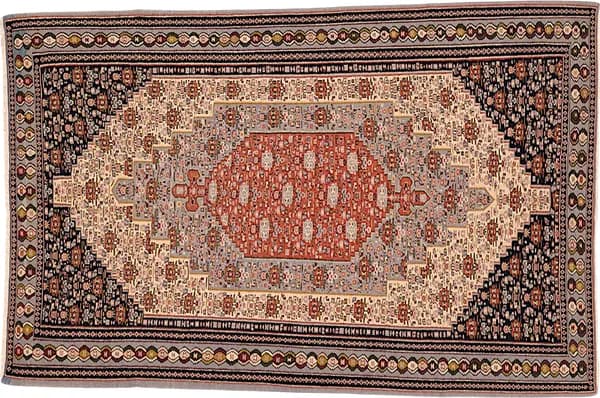 Hand-woven Kelim Kordestan, 294 × 193 cm