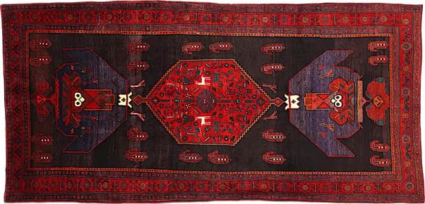Hand-knotted Kordi, 286 × 138 cm