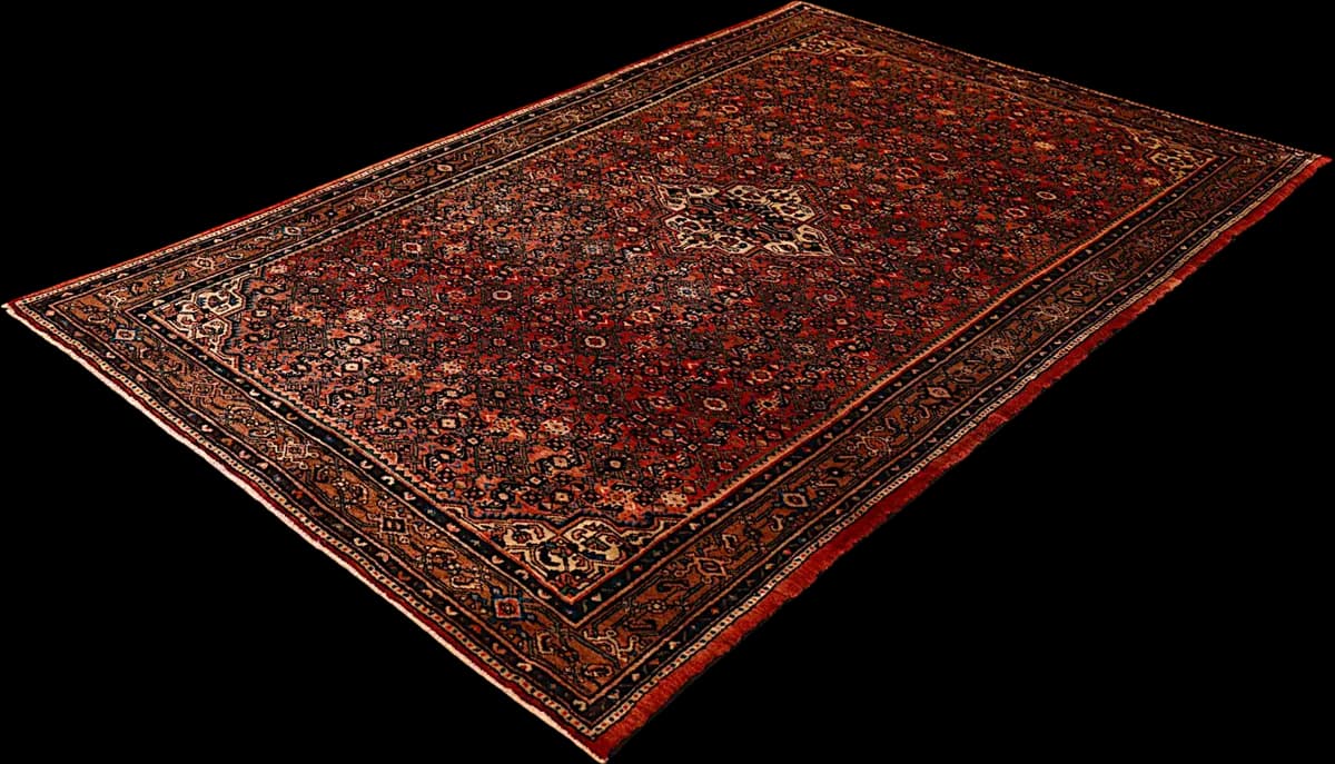 Hamadan — Hossein-Abad, 309 × 203 cm — detail | RUGSOCIETE