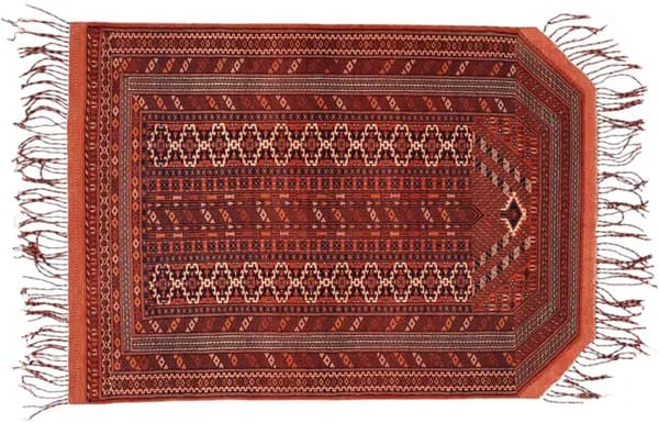 Hand-knotted Turkaman, 139 × 104 cm