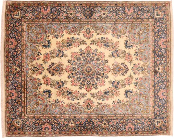 Hand-knotted Ravar, 246 × 199 cm