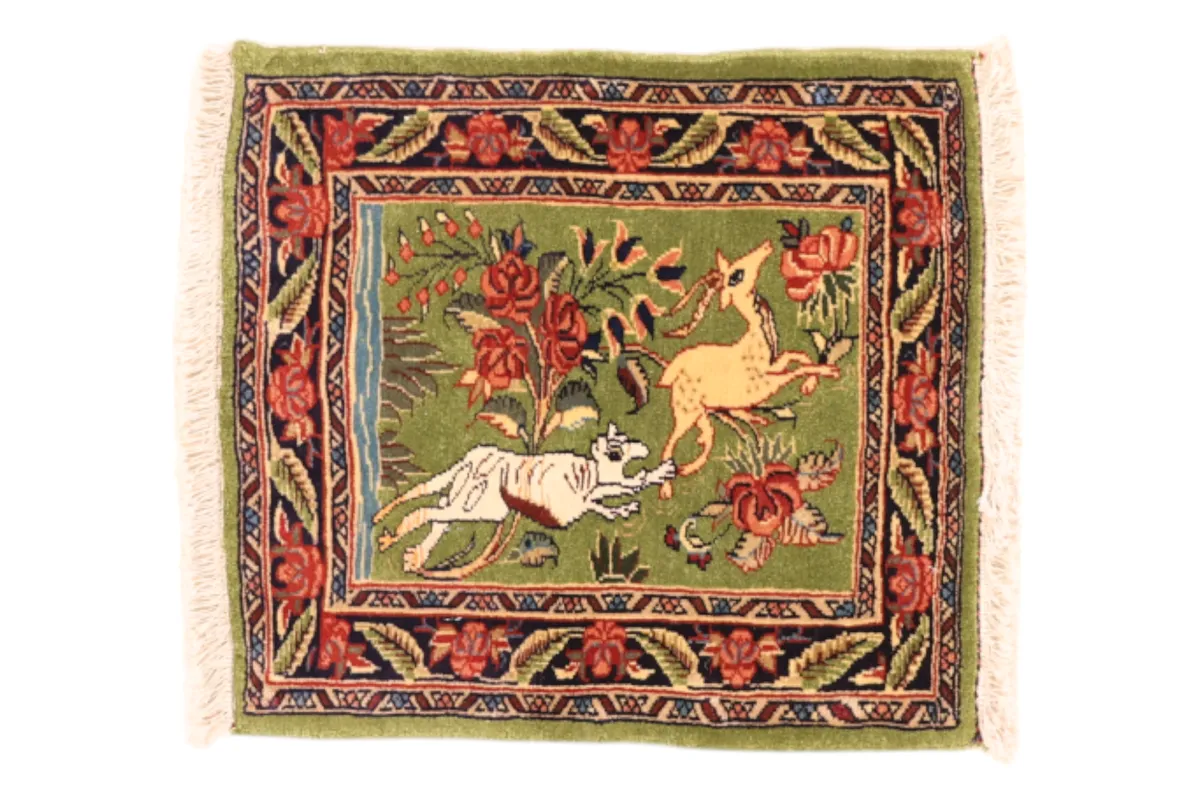Bidjar Teppich 13969 — Bidjar, 47 × 42 cm | RUGSOCIETE