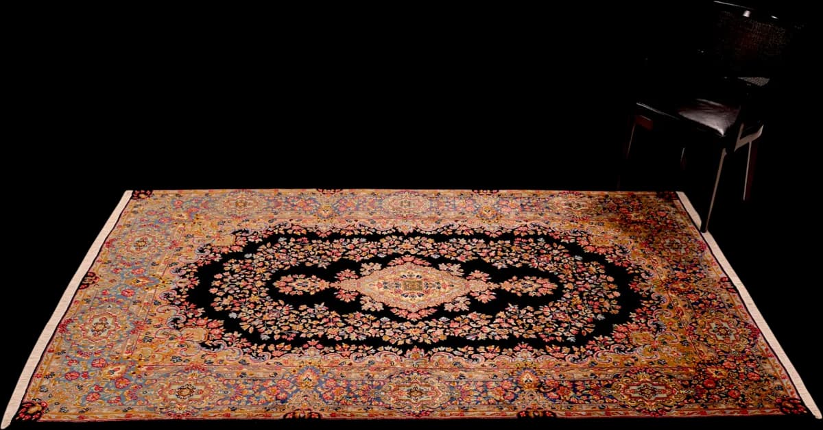 Kerman — Ravar, 269 × 160 cm — detail | RUGSOCIETE