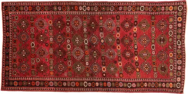 Hand-knotted Ahmad-Abad, 300 × 150 cm