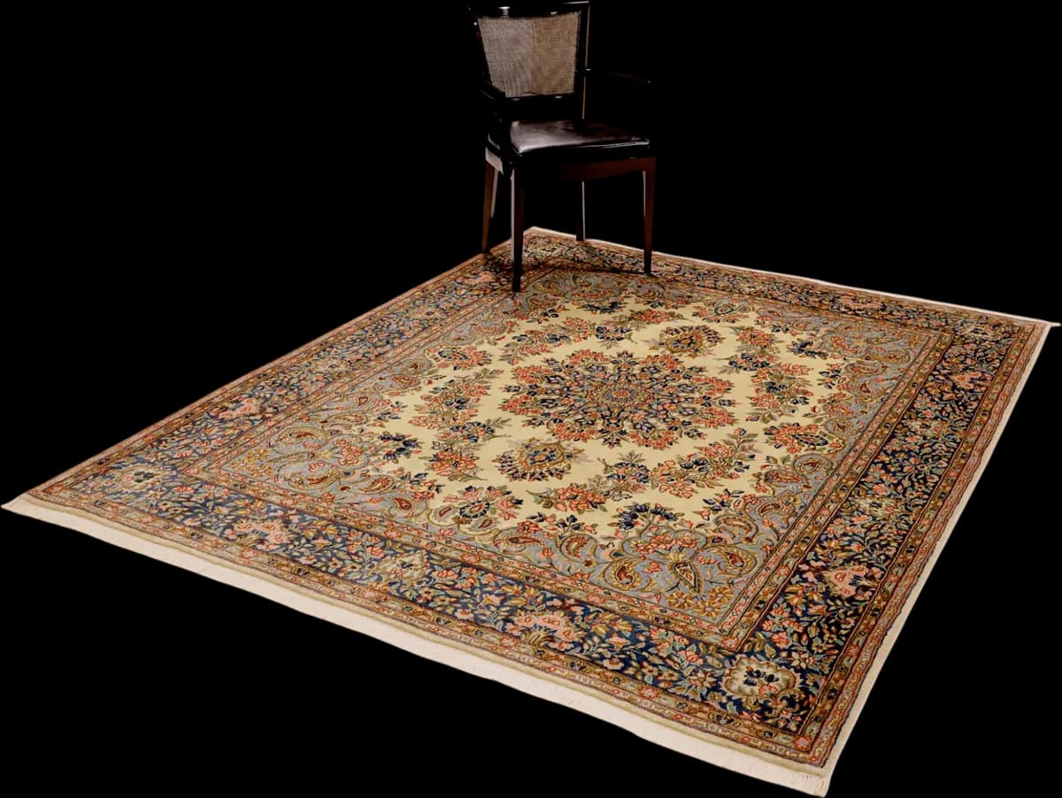 Kerman — Ravar, 238 × 195 cm — detail | RUGSOCIETE