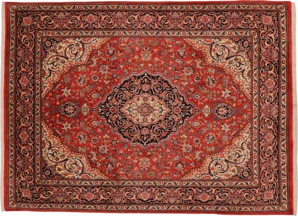 Hand-knotted Ilam, 276 × 202 cm