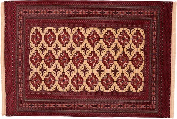 Hand-knotted Turkaman, 225 × 157 cm