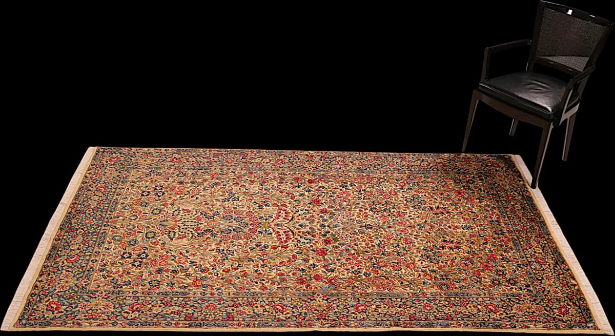 Kerman — Ravar, 252 × 147 cm — detail | RUGSOCIETE