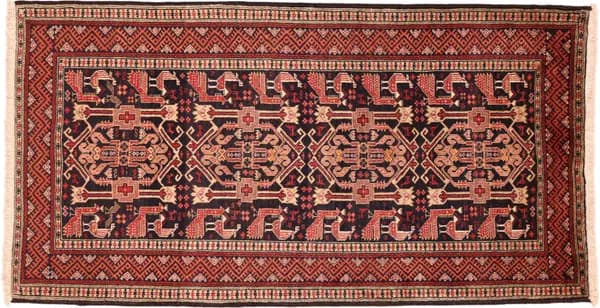 Hand-knotted Belutsch, 193 × 100 cm