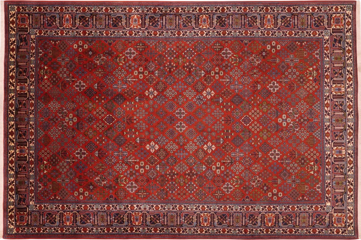 Hand-knotted Meymeh rug, 317 × 214 cm — RUGSOCIETE Hamburg Speicherstadt