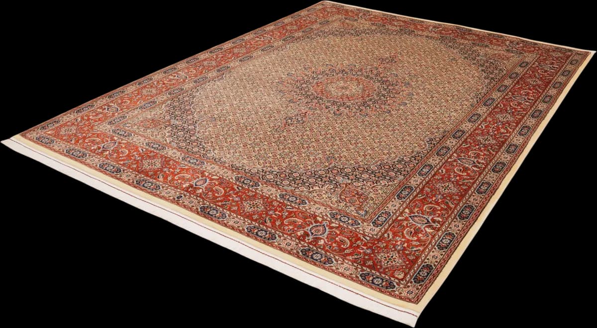 Moud — Dorokhsh, 280 × 205 cm — detail | RUGSOCIETE