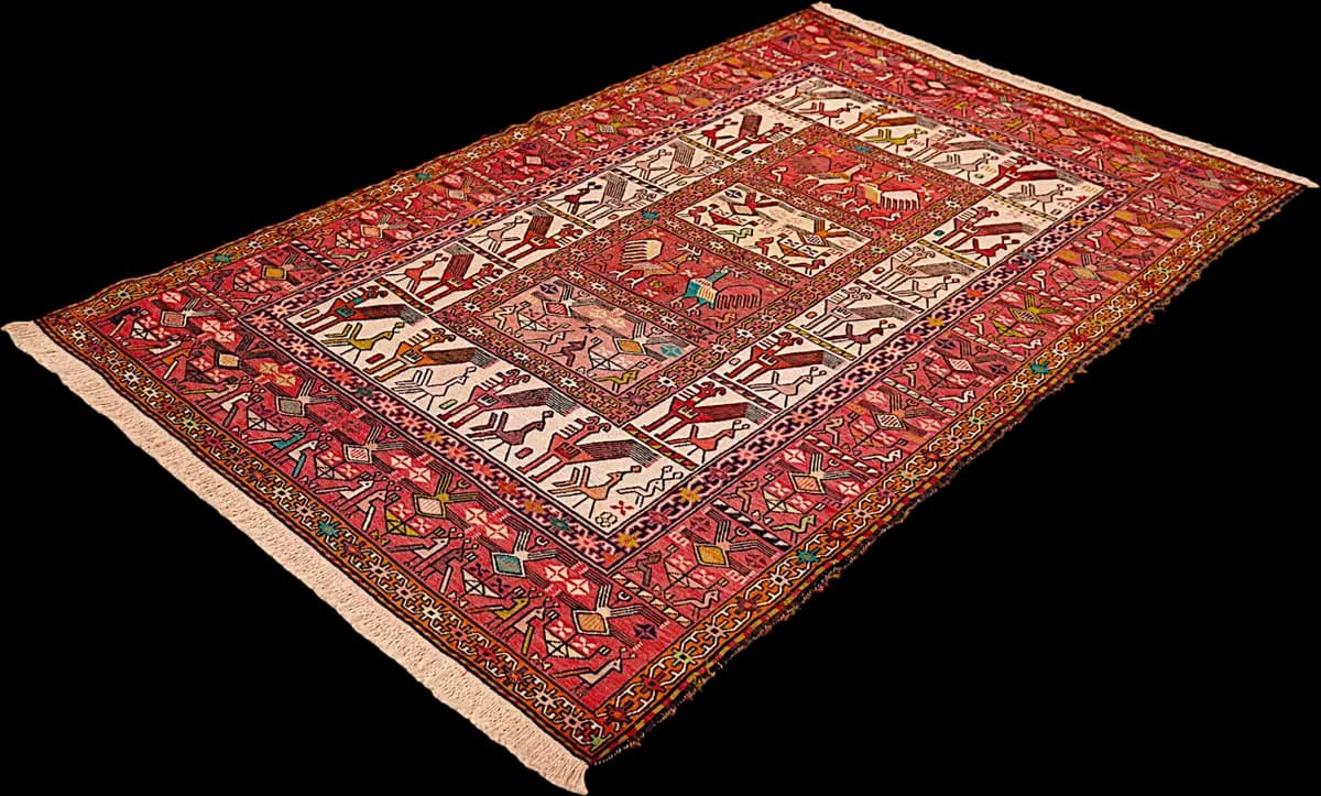 Kelim — Verni, 193 × 123 cm — detail | RUGSOCIETE