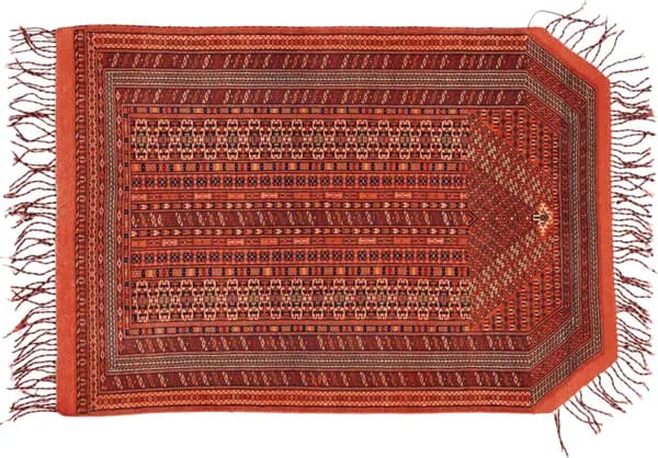 Hand-knotted Turkaman, 136 × 101 cm