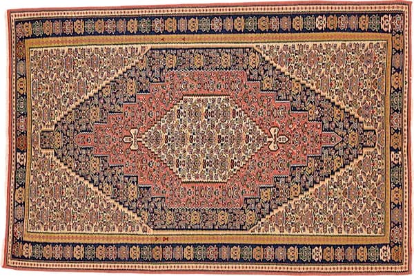 Hand-woven Kelim Kordestan, 307 × 206 cm