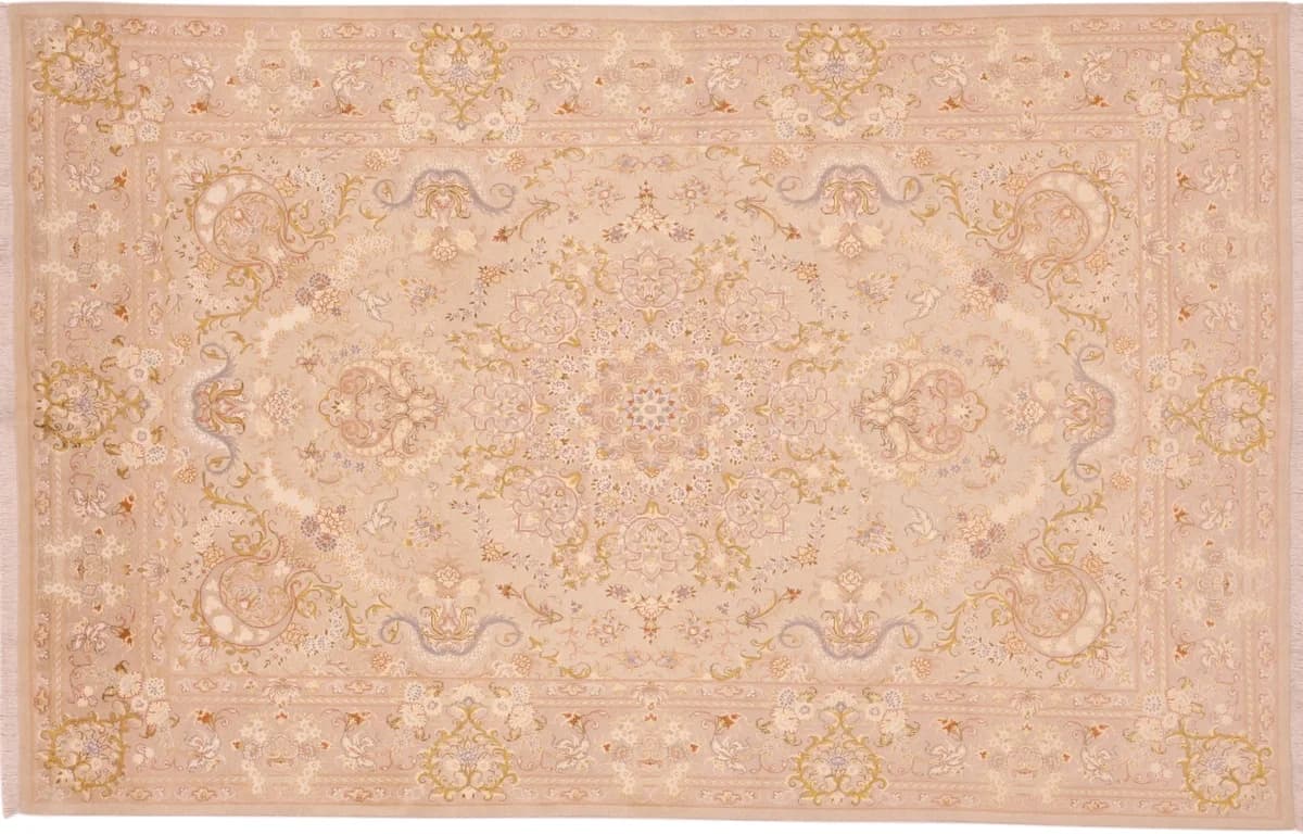 Hand-knotted Tabriz rug, 302 × 192 cm — RUGSOCIETE Hamburg Speicherstadt