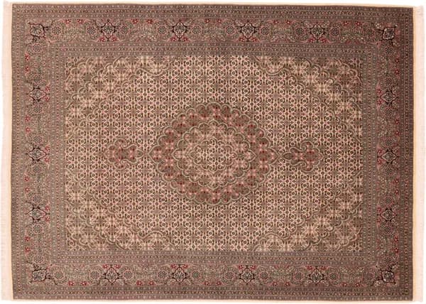 Handgeknüpfter Tabriz | Exklusiv Teppich, 204 × 153 cm, mit Seide — RUGSOCIETE Hamburg