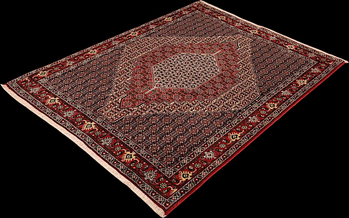 Senneh — Sannandadj, 156 × 121 cm — detail | RUGSOCIETE