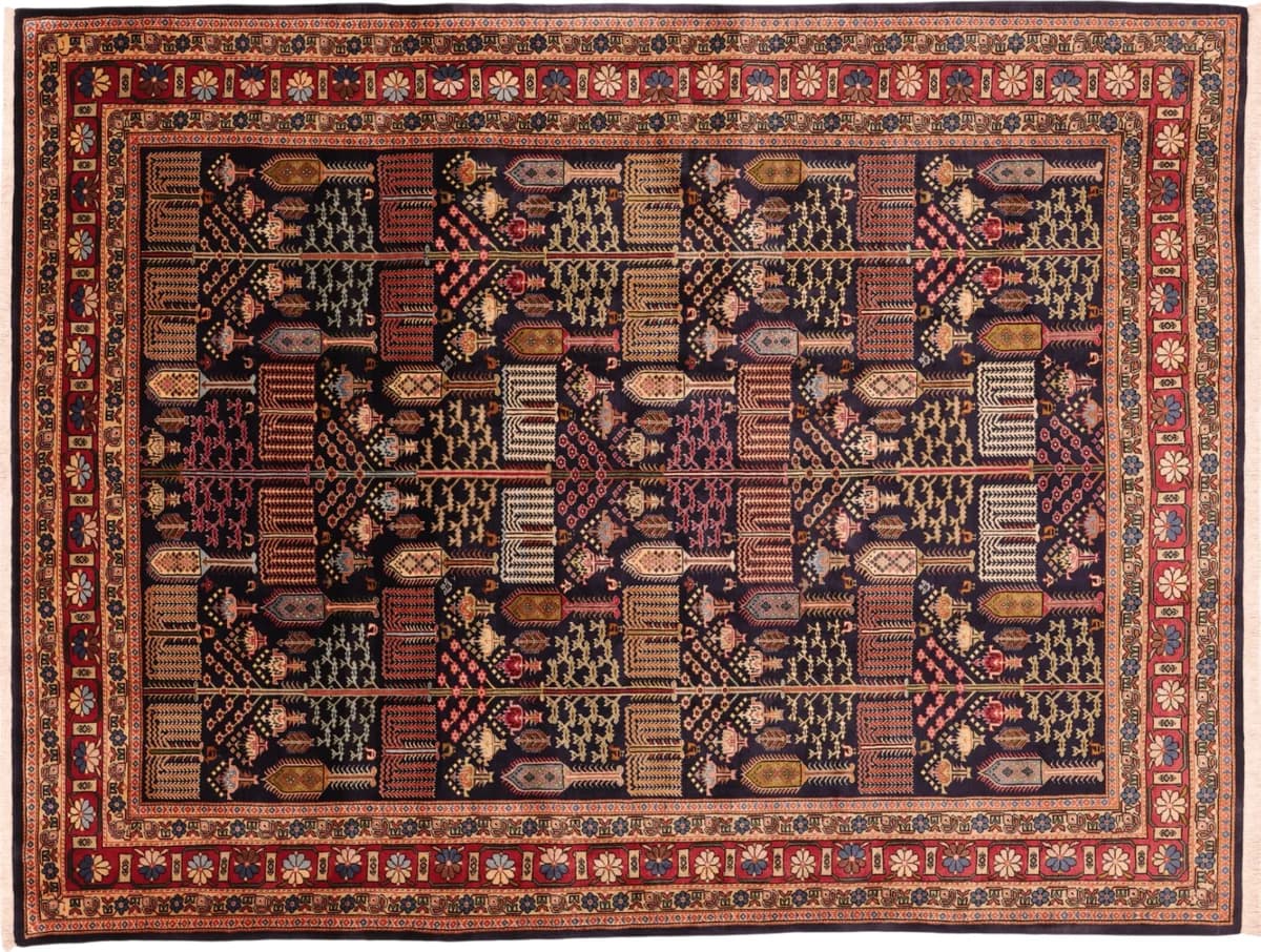 Hand-knotted Bakhtiar rug, 282 × 214 cm — RUGSOCIETE Hamburg Speicherstadt