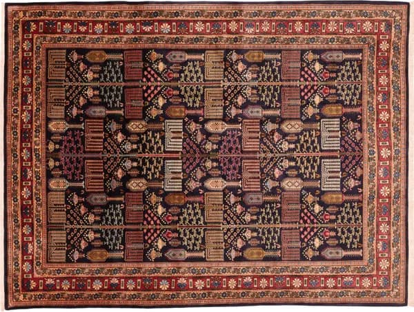Handgeknüpfter Bakhtiar Teppich, 282 × 214 cm — RUGSOCIETE Hamburg