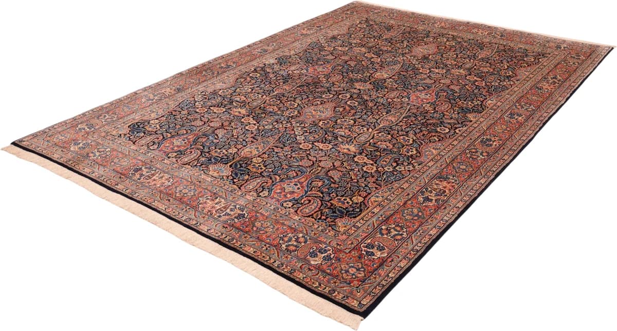 Rafsanjan rug — close-up of the weave and pile | RUGSOCIETE