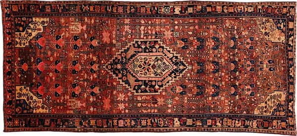 Hand-knotted Garrous, 323 × 145 cm