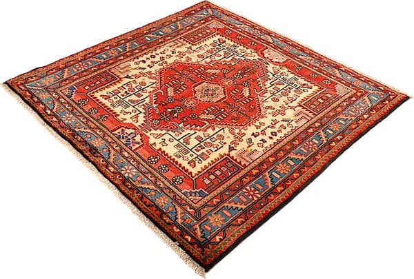 Beghardeh rug — view 5, 136 × 134 cm | RUGSOCIETE