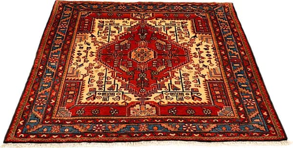 Beghardeh rug — view 3, 136 × 134 cm | RUGSOCIETE