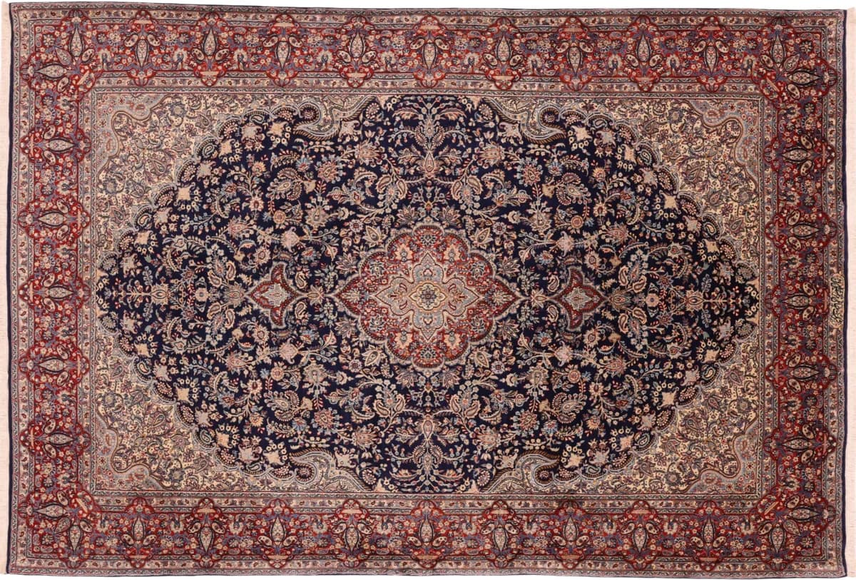 Hand-knotted Rafsanjan | Sherkat-e Farsh rug, 297 × 201 cm — RUGSOCIETE Hamburg