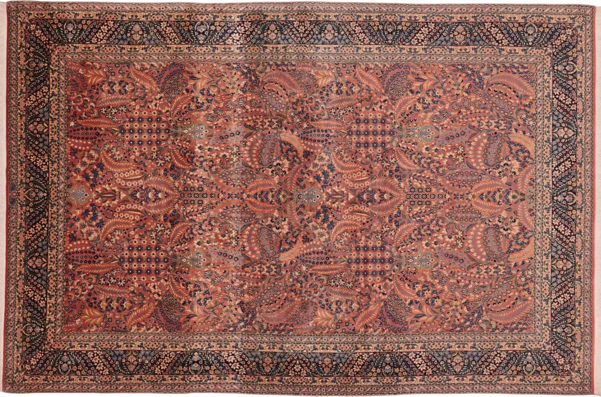 Hand-knotted Rafsanjan | Sherkat-e Farsh rug, 325 × 217 cm — RUGSOCIETE Hamburg