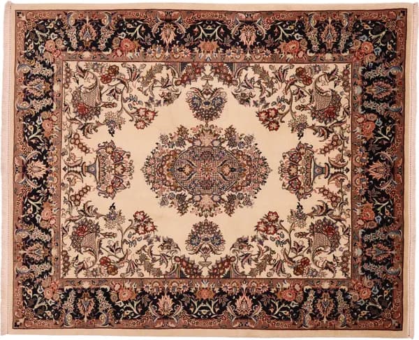 Hand-knotted Khorasan, 239 × 200 cm