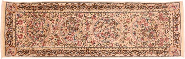 Hand-knotted Ravar, 187 × 59 cm