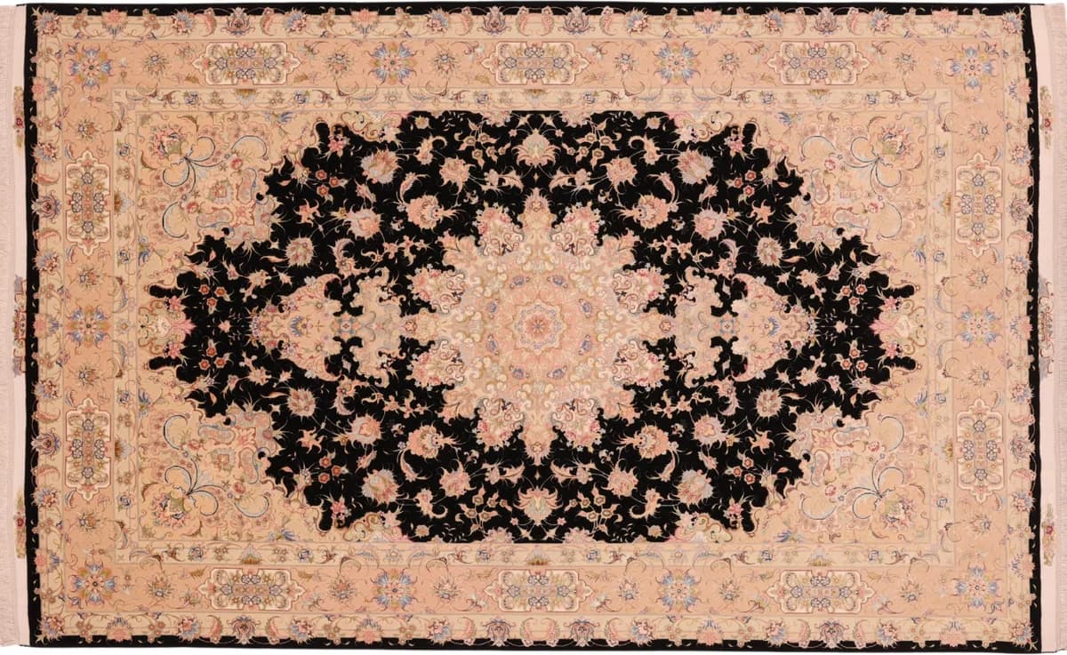 Hand-knotted Tabriz 55 rug, 313 × 196 cm — RUGSOCIETE Hamburg Speicherstadt