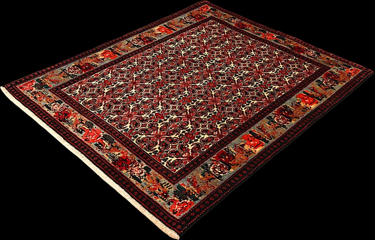 Senneh — Sannandadj, 152 × 126 cm — detail | RUGSOCIETE