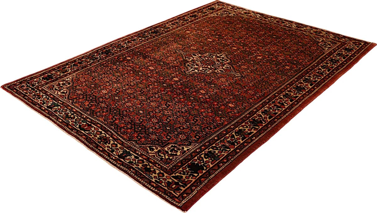 Hossein-Abad rug — close-up of the weave and pile | RUGSOCIETE