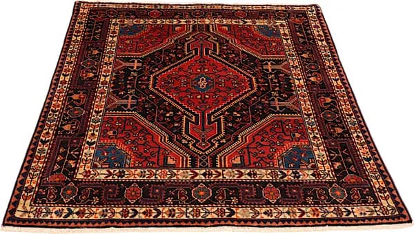 Beghardeh rug — view 3, 140 × 131 cm | RUGSOCIETE