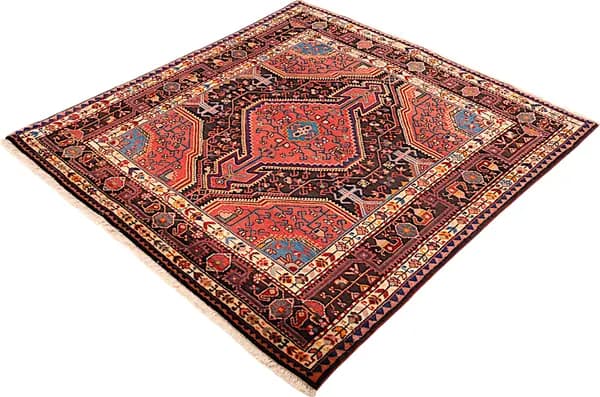 Beghardeh rug — view 5, 140 × 131 cm | RUGSOCIETE