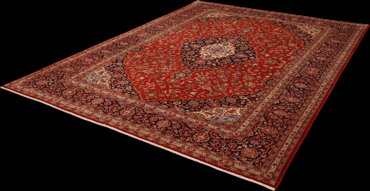 Kashan — Kashan, 332 × 239 cm — detail | RUGSOCIETE