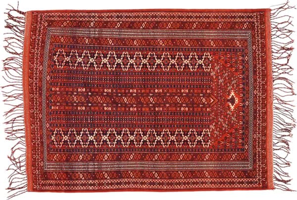 Hand-knotted Turkaman, 132 × 101 cm
