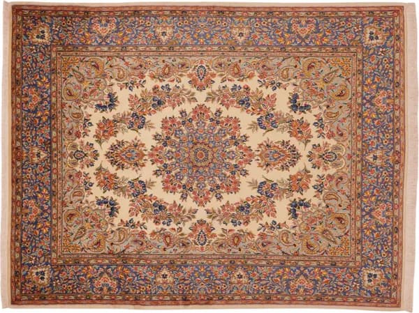 Hand-knotted Ravar, 252 × 195 cm