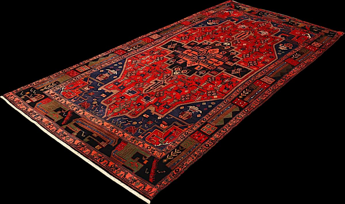 Kordi — Koliayie, 322 × 160 cm — detail | RUGSOCIETE