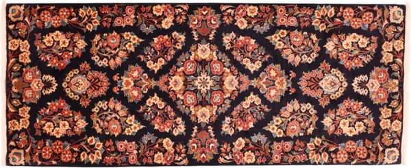 Hand-knotted Sarough, 206 × 76 cm