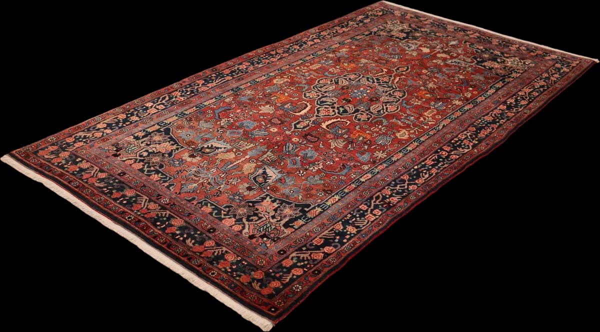 Bidjar Teppich 7950 — Garrous, 300 × 162 cm — detail | RUGSOCIETE