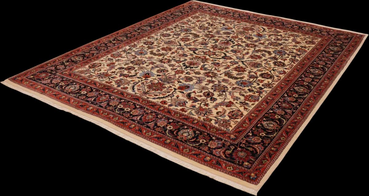 Khorasan — Khorasan, 271 × 221 cm — detail | RUGSOCIETE