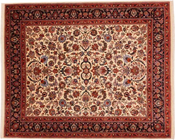Hand-knotted Khorasan, 271 × 221 cm