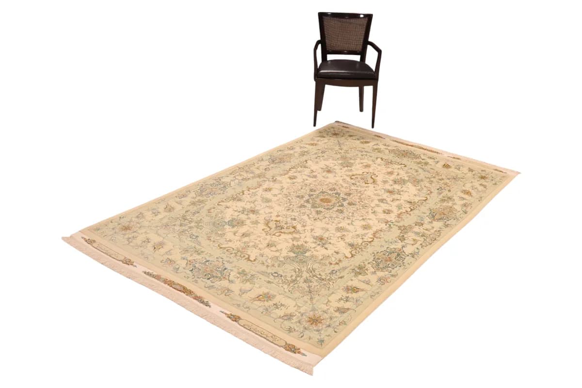 Tabriz 60 Raj — Tabriz 55 W.S., 255 × 165 cm — detail | RUGSOCIETE