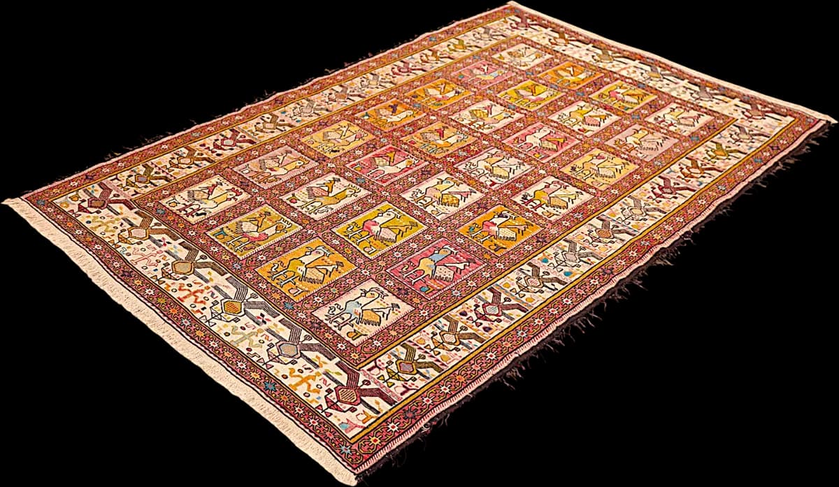 Kelim — Verni, 188 × 127 cm — detail | RUGSOCIETE